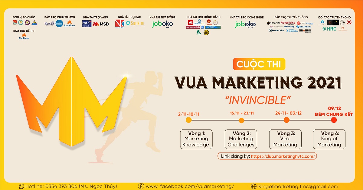 VUA MARKETING 2021 - Lộ Diện Top 10 Tài Năng