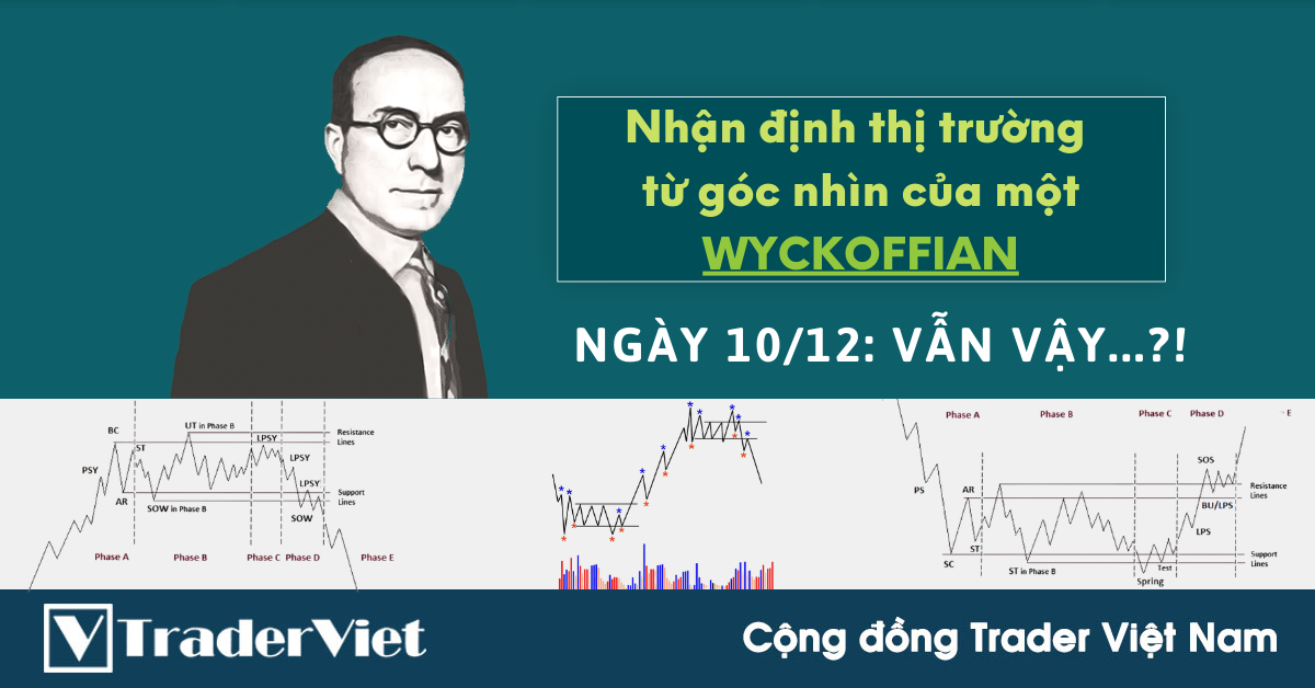 Nhận định Thị Trường theo Phương pháp Wyckoff của một Wyckoffian - 10/12: Vẫn vậy...?!