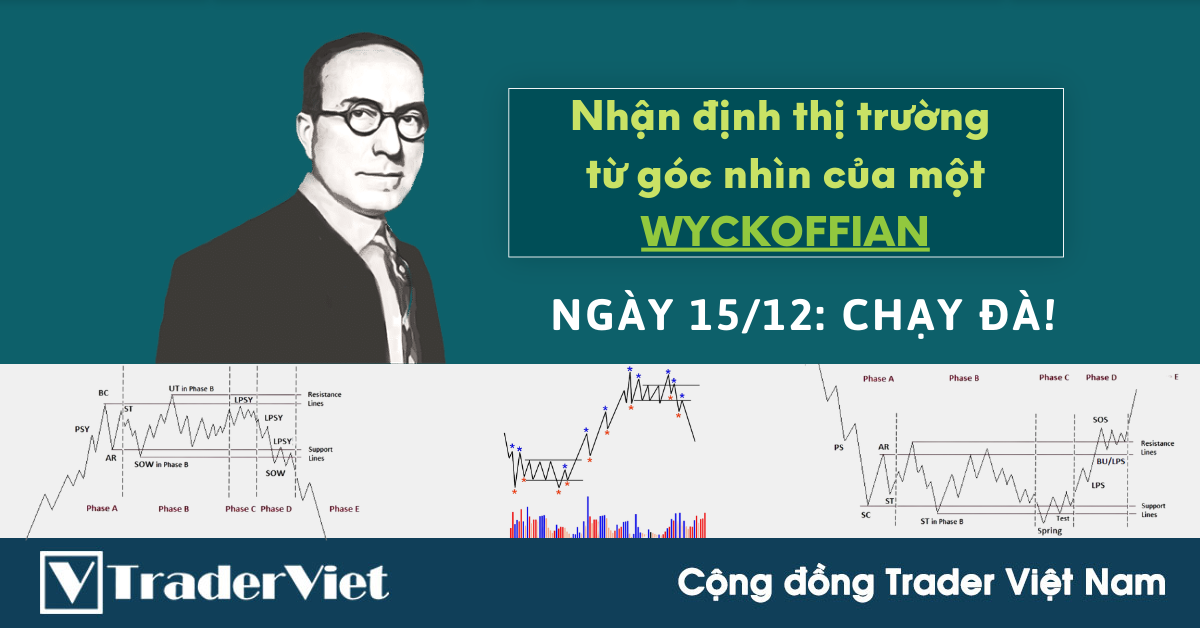 Nhận định Thị Trường theo Phương pháp Wyckoff của một Wyckoffian - 15/12: Chạy đà!