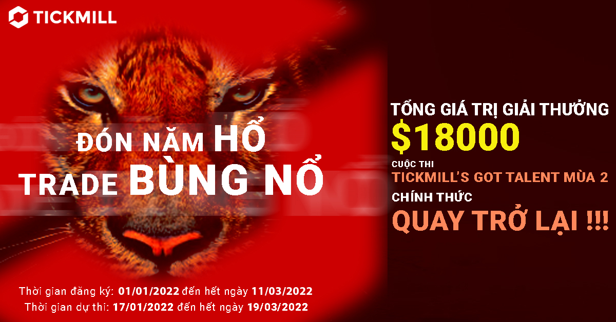 TICKMILL GOT TALENT Mùa 02 – Đón Năm Hổ Trade Bùng Nổ