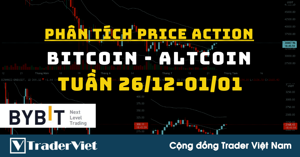 Phân Tích BITCOIN - ALTCOIN Theo Price Action Tuần 26/12-01/01