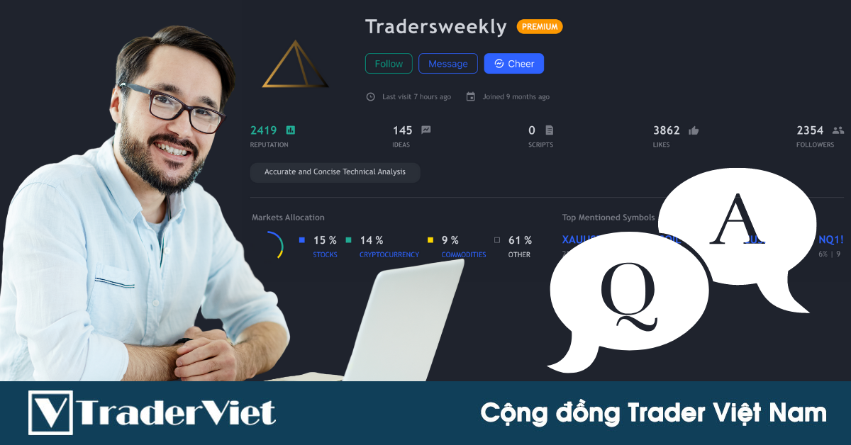 Trader "uy tín" trên tradingview giải đáp các khúc mắc được anh em newbie quan tâm nhiều nhất!