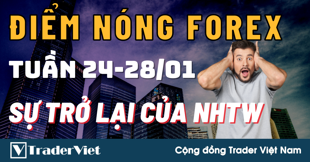 Điểm Nóng Forex Tuần 24-28/01 - Sự Trở Lại Của Các NHTW