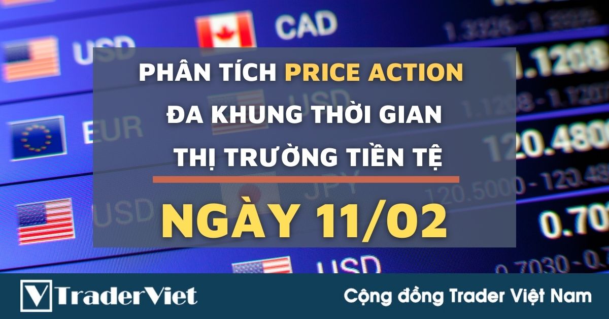 Phân tích Forex hôm nay (11/02) - Phiên Âu - Phân tích Price Action Đa khung thời gian