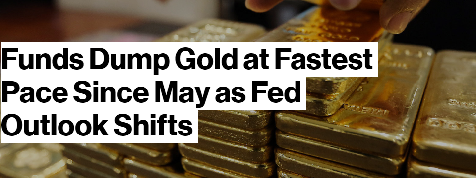 Các quỹ đầu tư đang thoát khỏi vàng trong giai đoạn này